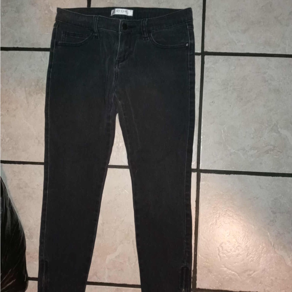 Guess Women's Dark Gray Skinny Jeans